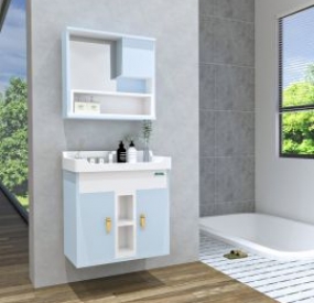 Bộ tủ Lavabo + gương cao cấp-ABBA-G20