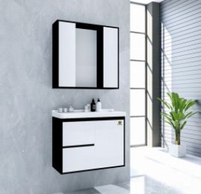 Bộ tủ Lavabo + gương cao cấp -KH-G23